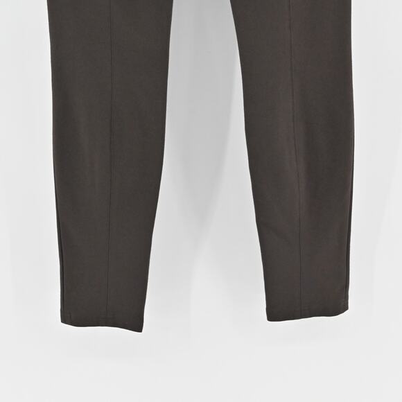 VINCE Pants Womens Size 6 Front Seam Ponte Solid Brown Skinny Leg Zip Pockets - Picture 6 of 13